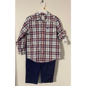 Carter’s Toddler Boys 2 Piece Set SZ 3T Pink/Blue